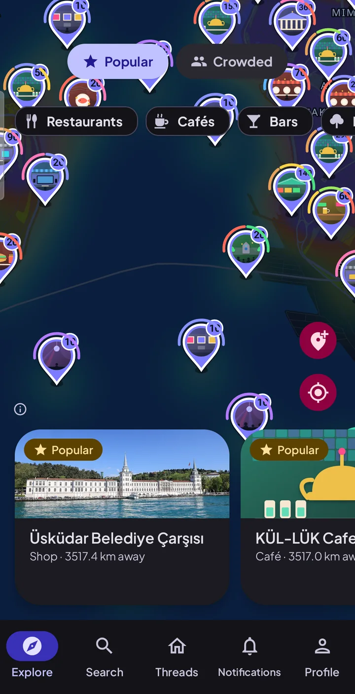 Istanbul on the Popular map